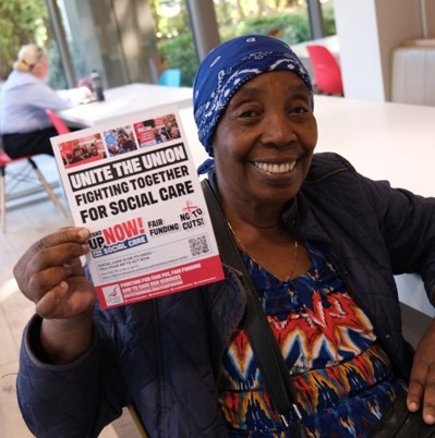 Monica Taylor - social care campaign