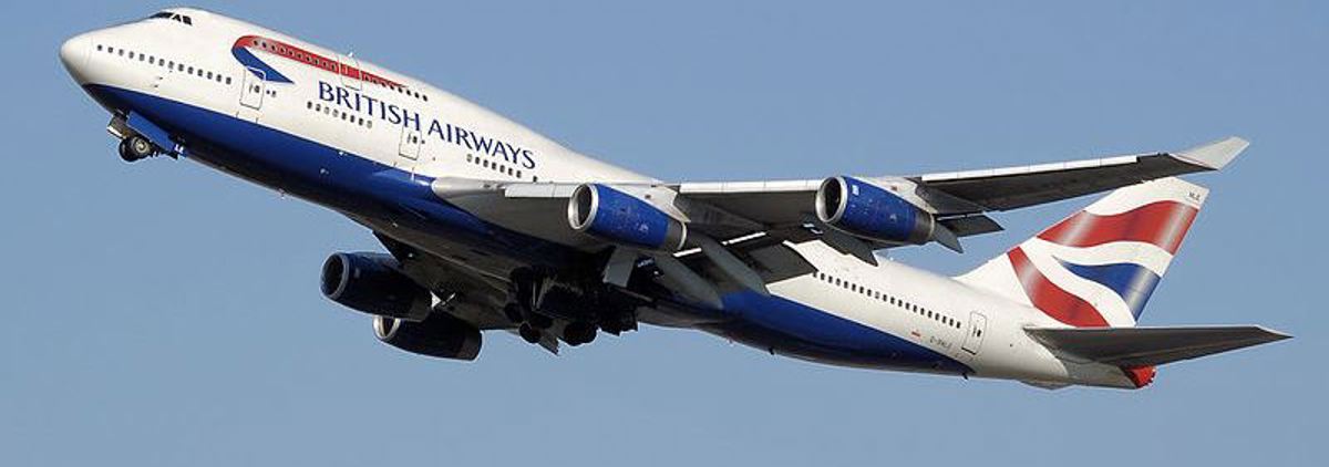 BA plane