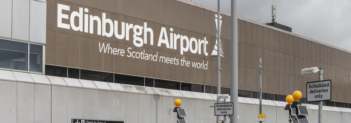 Edinburgh Airport outside