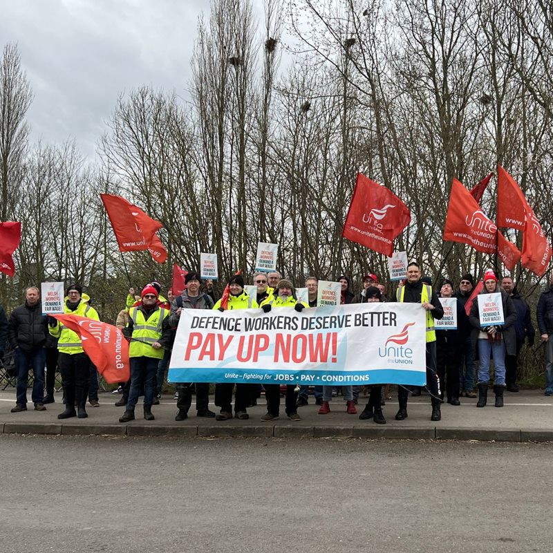 Striking Flintshire and Stafford MoD workers win improved pay deal