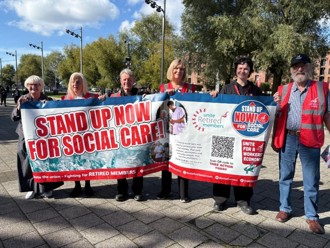 Social care campaign at 2026 Labour conference