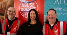 Abuse Doesn't Fly campaigners