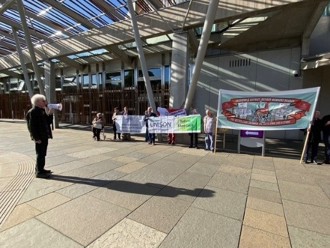 Social care campaign demo in Glasgow 2026